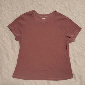 Old Navy Women's Dusty Rose Short Sleeve Tee